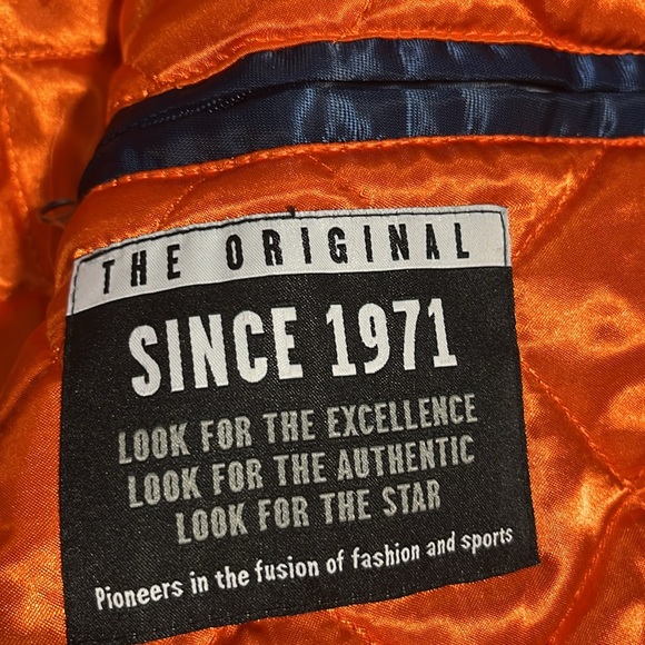 Starter Black Label G-111 Houston Astros Blue Satin Mens Bomber XXL Jacket - Picture 9 of 10